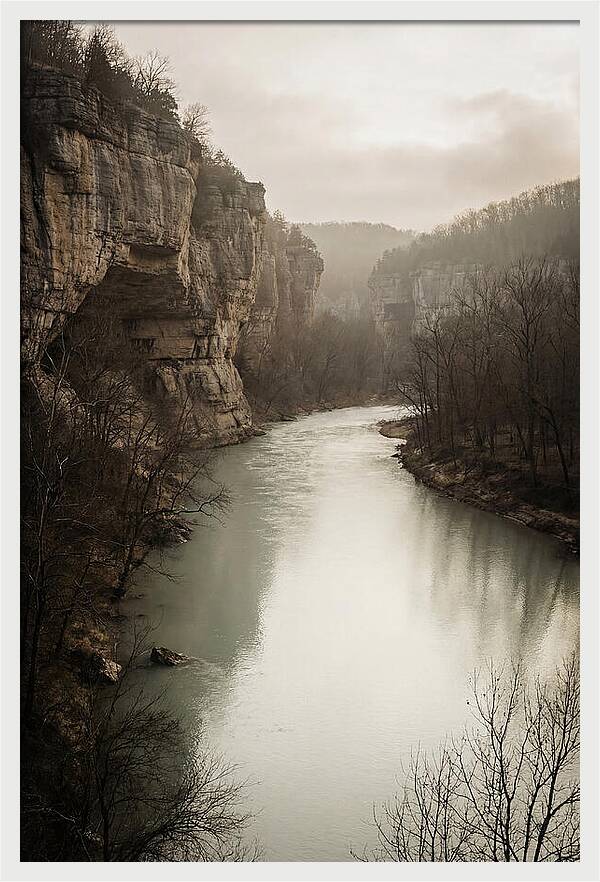 Tranquil Waters Of Buffalo National River