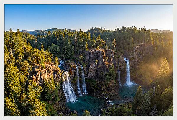Tranquil Waters Of Burney Falls