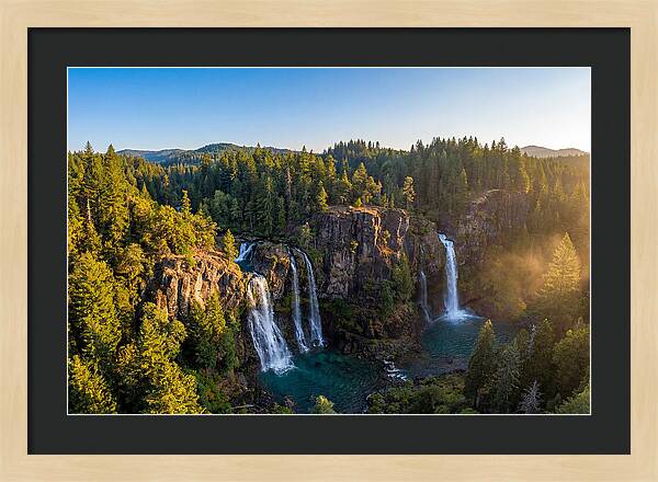 Tranquil Waters Of Burney Falls