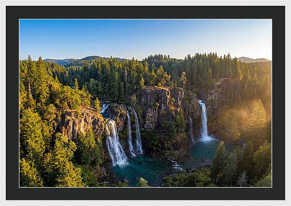Tranquil Waters Of Burney Falls