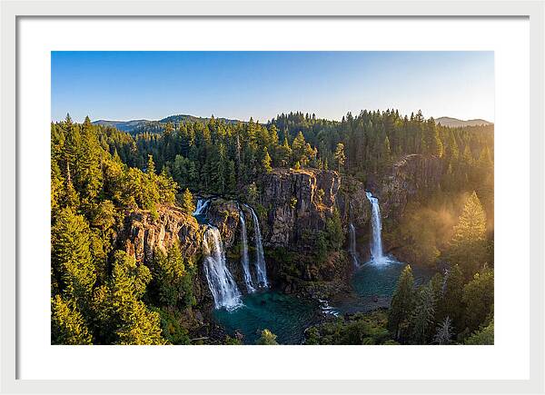 Tranquil Waters Of Burney Falls