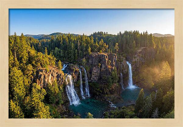 Tranquil Waters Of Burney Falls