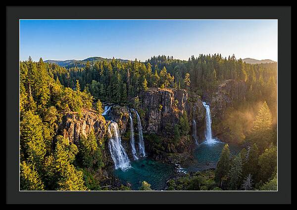 Tranquil Waters Of Burney Falls