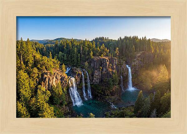 Tranquil Waters Of Burney Falls