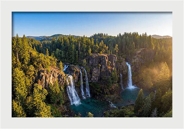 Tranquil Waters Of Burney Falls