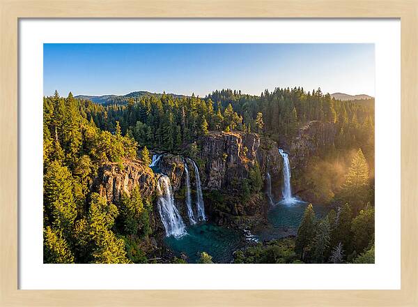 Tranquil Waters Of Burney Falls