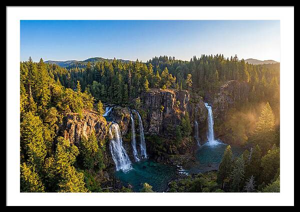 Tranquil Waters Of Burney Falls