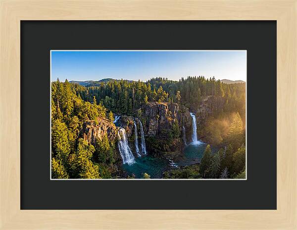Tranquil Waters Of Burney Falls
