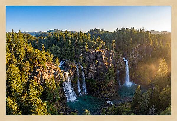 Tranquil Waters Of Burney Falls