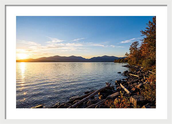 Tranquil Waters Of Champlain