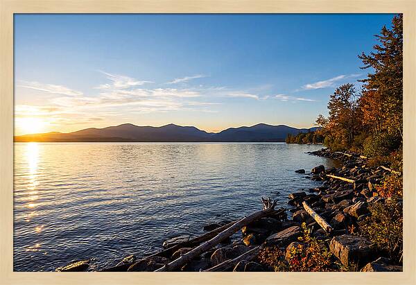 Tranquil Waters Of Champlain