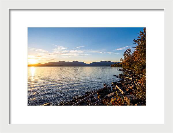 Tranquil Waters Of Champlain