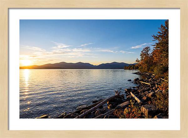 Tranquil Waters Of Champlain