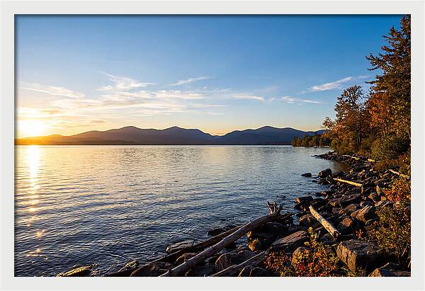 Tranquil Waters Of Champlain