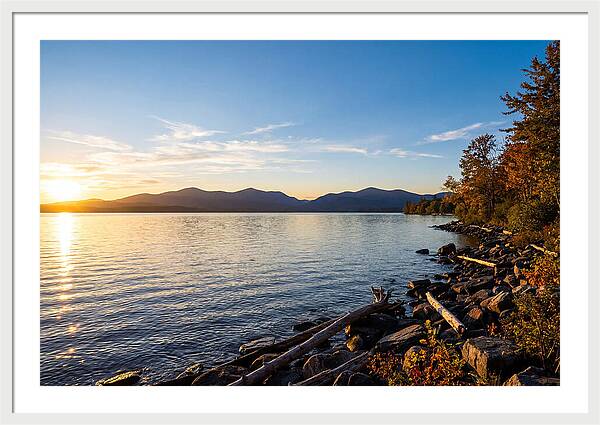 Tranquil Waters Of Champlain