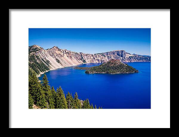 Tranquil Waters Of Crater Lake