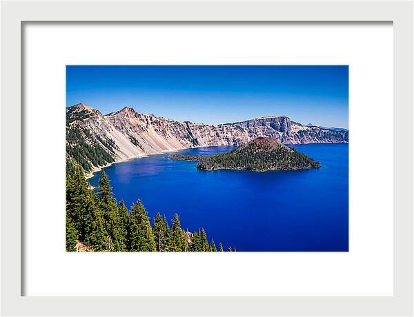 Tranquil Waters Of Crater Lake