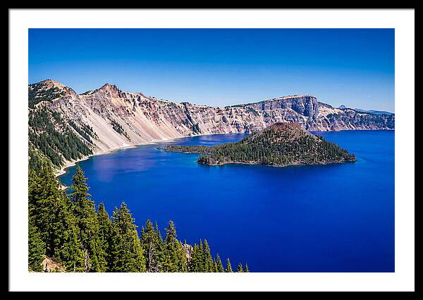 Tranquil Waters Of Crater Lake