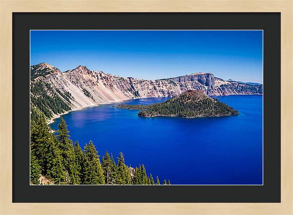 Tranquil Waters Of Crater Lake