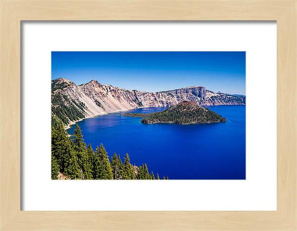 Tranquil Waters Of Crater Lake