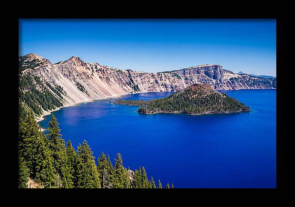 Tranquil Waters Of Crater Lake