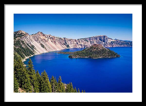 Tranquil Waters Of Crater Lake