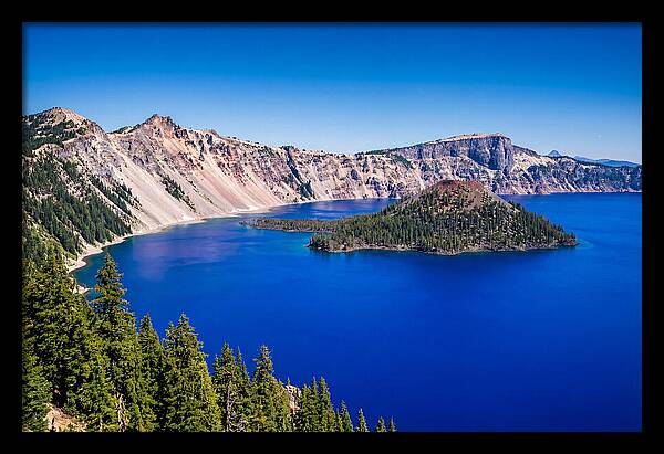 Tranquil Waters Of Crater Lake