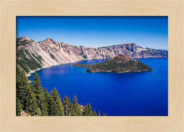 Tranquil Waters Of Crater Lake