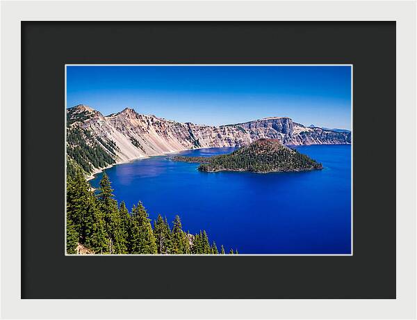 Tranquil Waters Of Crater Lake