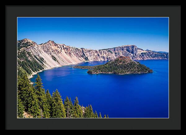 Tranquil Waters Of Crater Lake