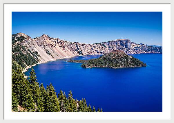 Tranquil Waters Of Crater Lake