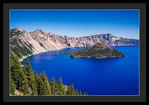 Tranquil Waters Of Crater Lake