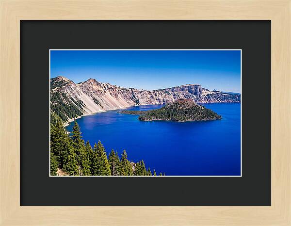 Tranquil Waters Of Crater Lake