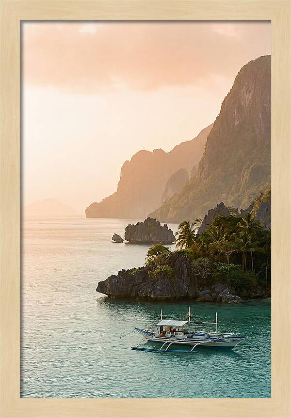 Tranquil Waters Of El Nido