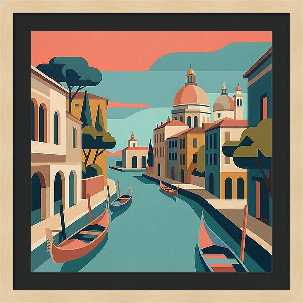 Tranquil Waters Of Italy