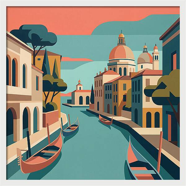 Tranquil Waters Of Italy