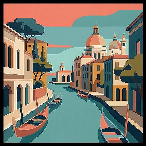 Tranquil Waters Of Italy