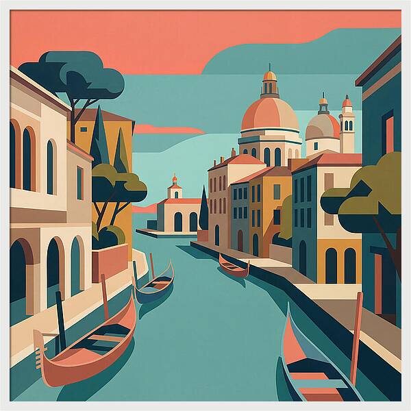 Tranquil Waters Of Italy