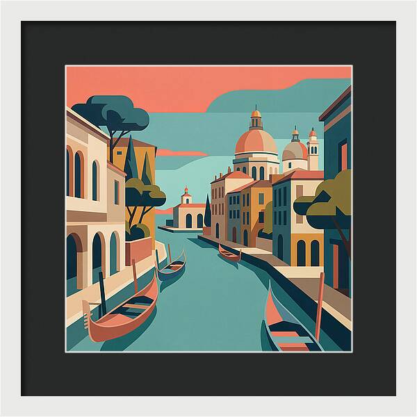 Tranquil Waters Of Italy