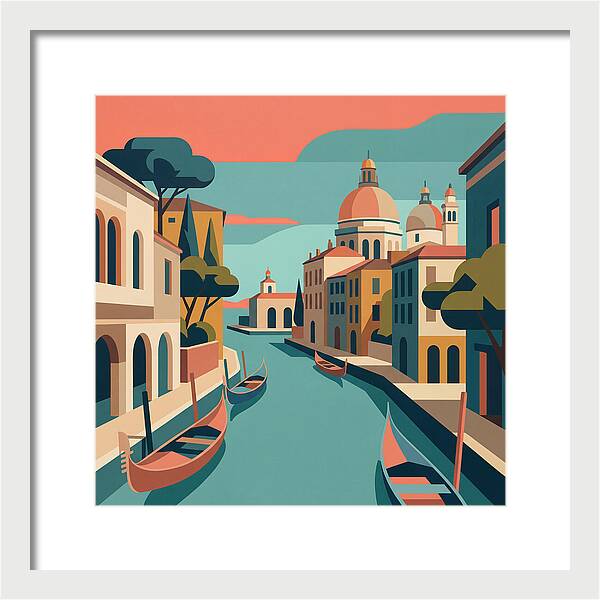 Tranquil Waters Of Italy