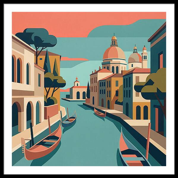 Tranquil Waters Of Italy