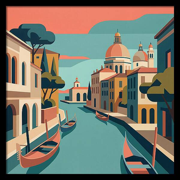 Tranquil Waters Of Italy