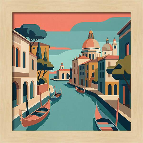 Tranquil Waters Of Italy