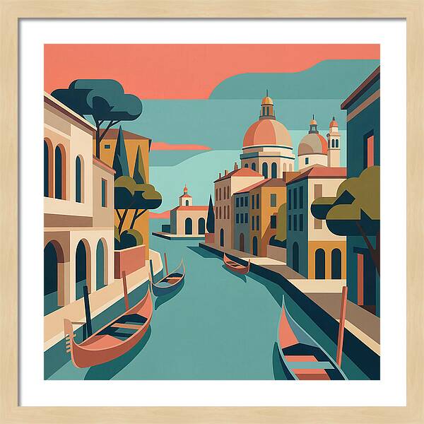 Tranquil Waters Of Italy