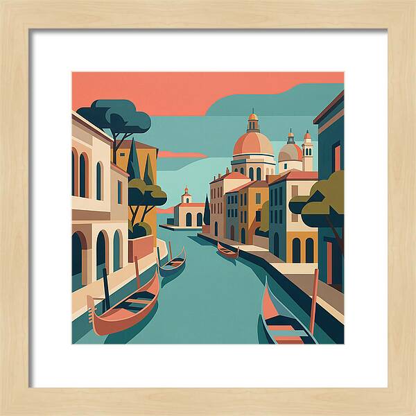 Tranquil Waters Of Italy