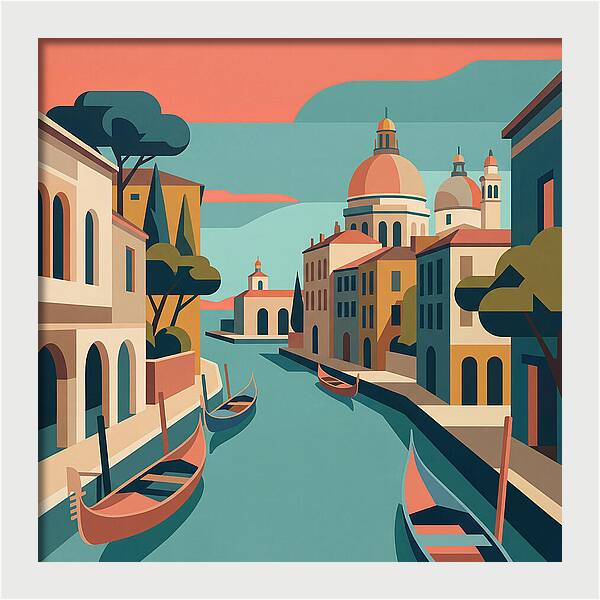 Tranquil Waters Of Italy