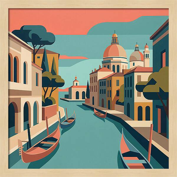Tranquil Waters Of Italy