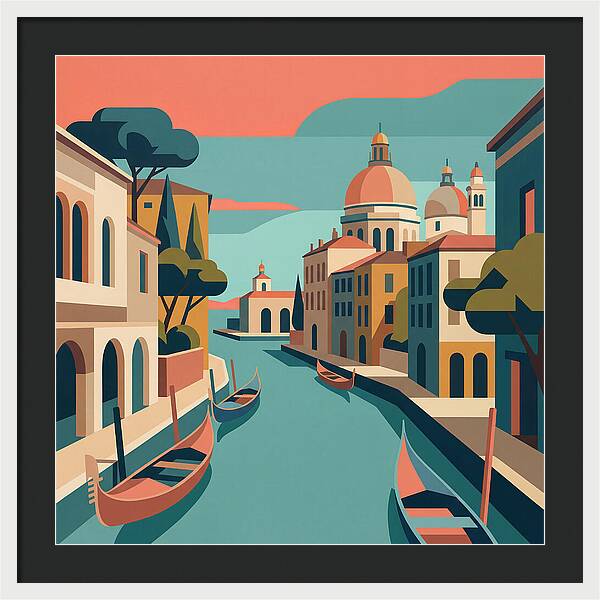 Tranquil Waters Of Italy
