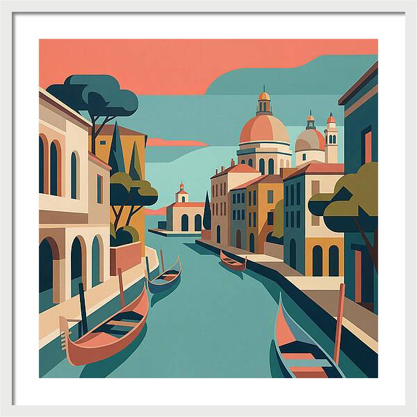 Tranquil Waters Of Italy