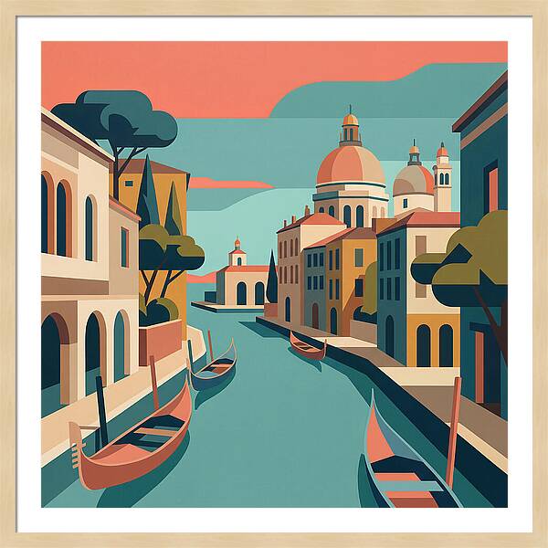 Tranquil Waters Of Italy